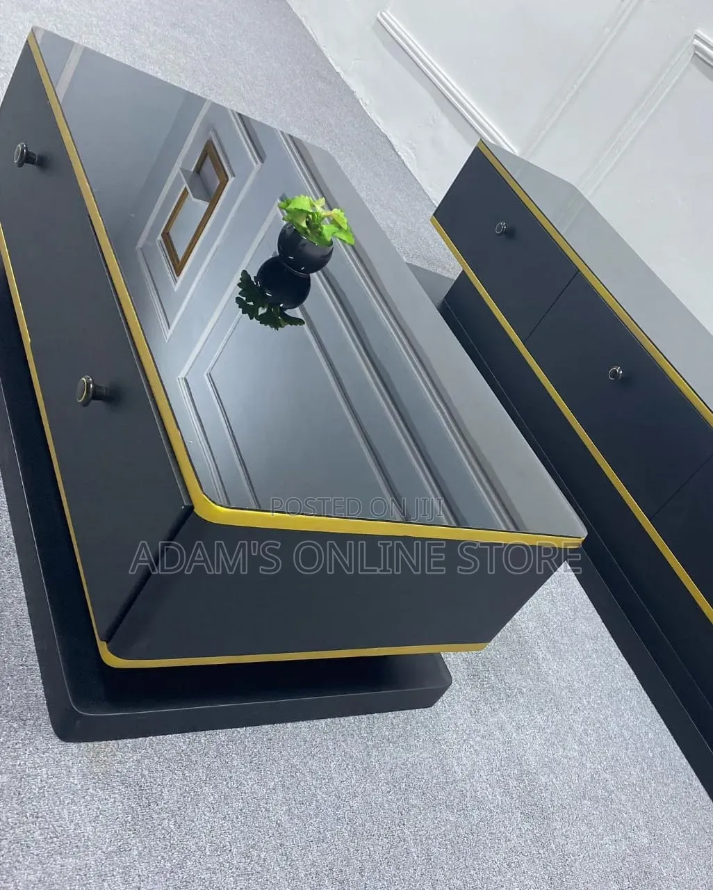 Center Table With TV Stand Unit Fully Set