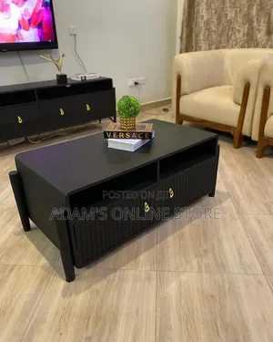 Black Center Table Unique 60cm by 120cm
