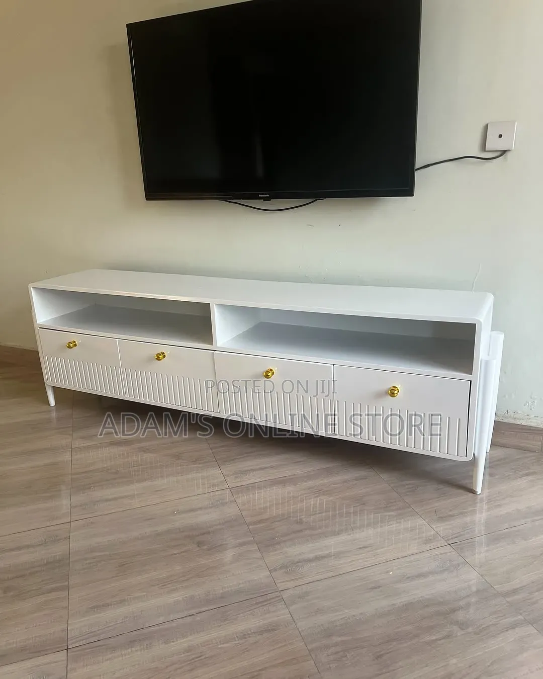 White TV Stand Unit 2meter Length