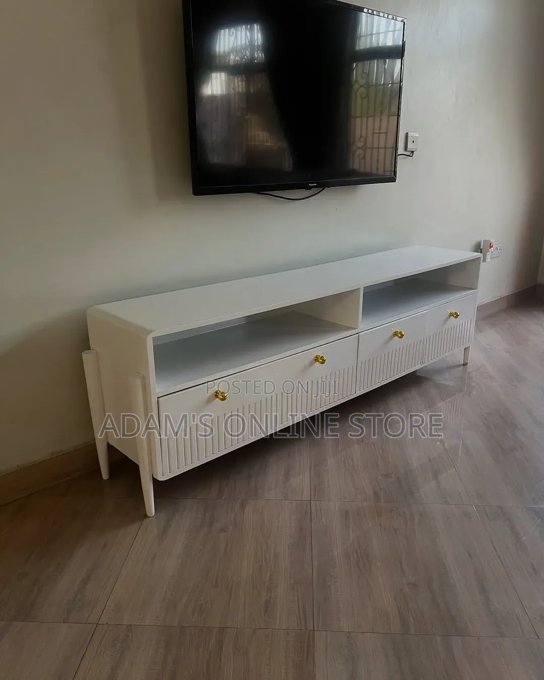 White TV Stand Unit 2meter Length