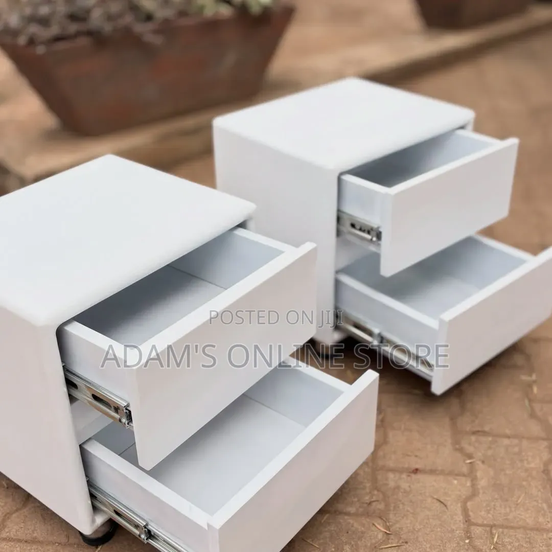 White Side Bed Drawers Side Bed Table
