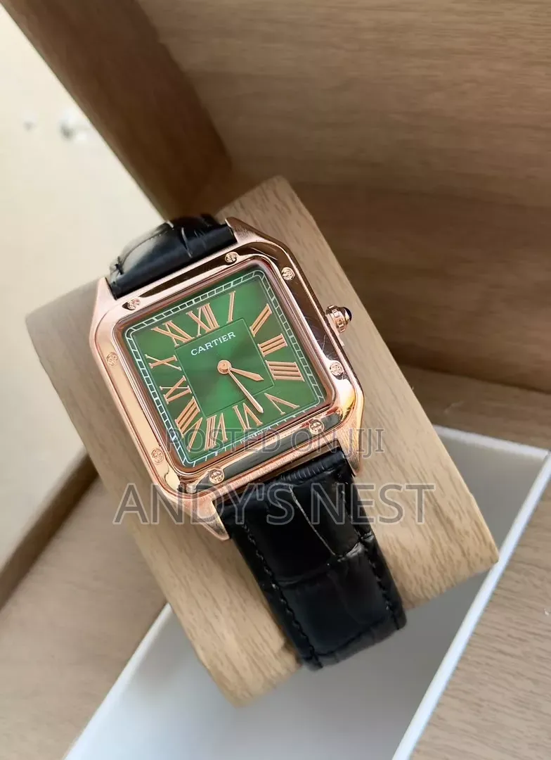 Unisex Cartier Leather Watch