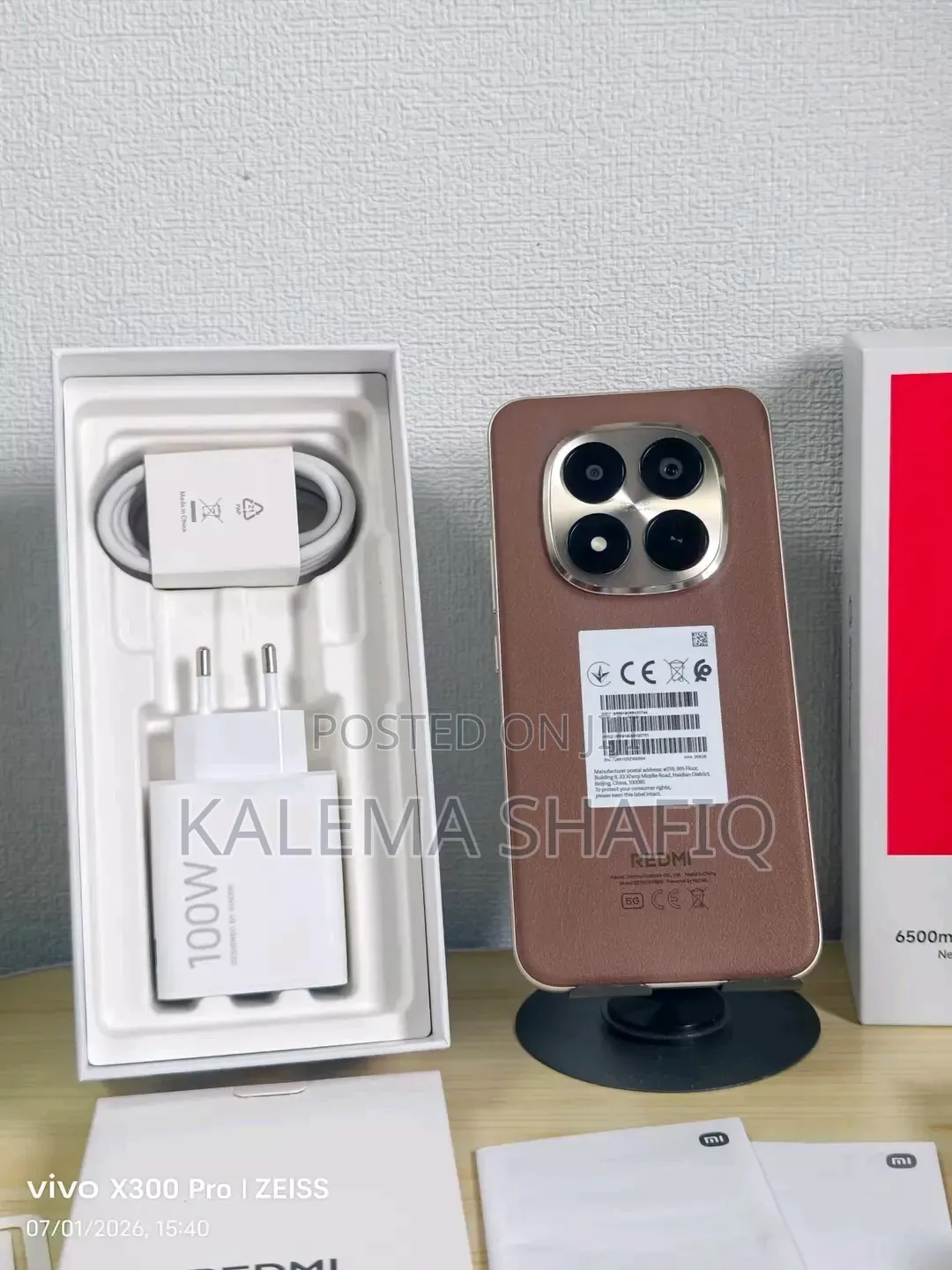 New Xiaomi Redmi Note 15 Pro+ 512 GB Gold