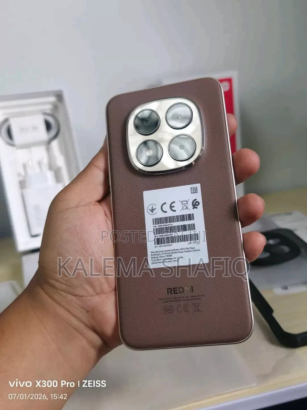 New Xiaomi Redmi Note 15 Pro+ 512 GB Gold