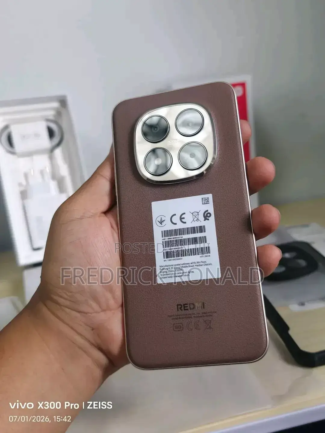 New Xiaomi Redmi Note 15 Pro+ 512 GB Gold
