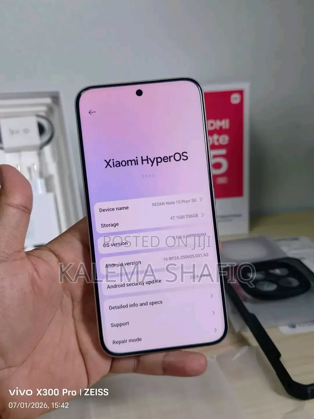 New Xiaomi Redmi Note 15 Pro+ 512 GB Gold