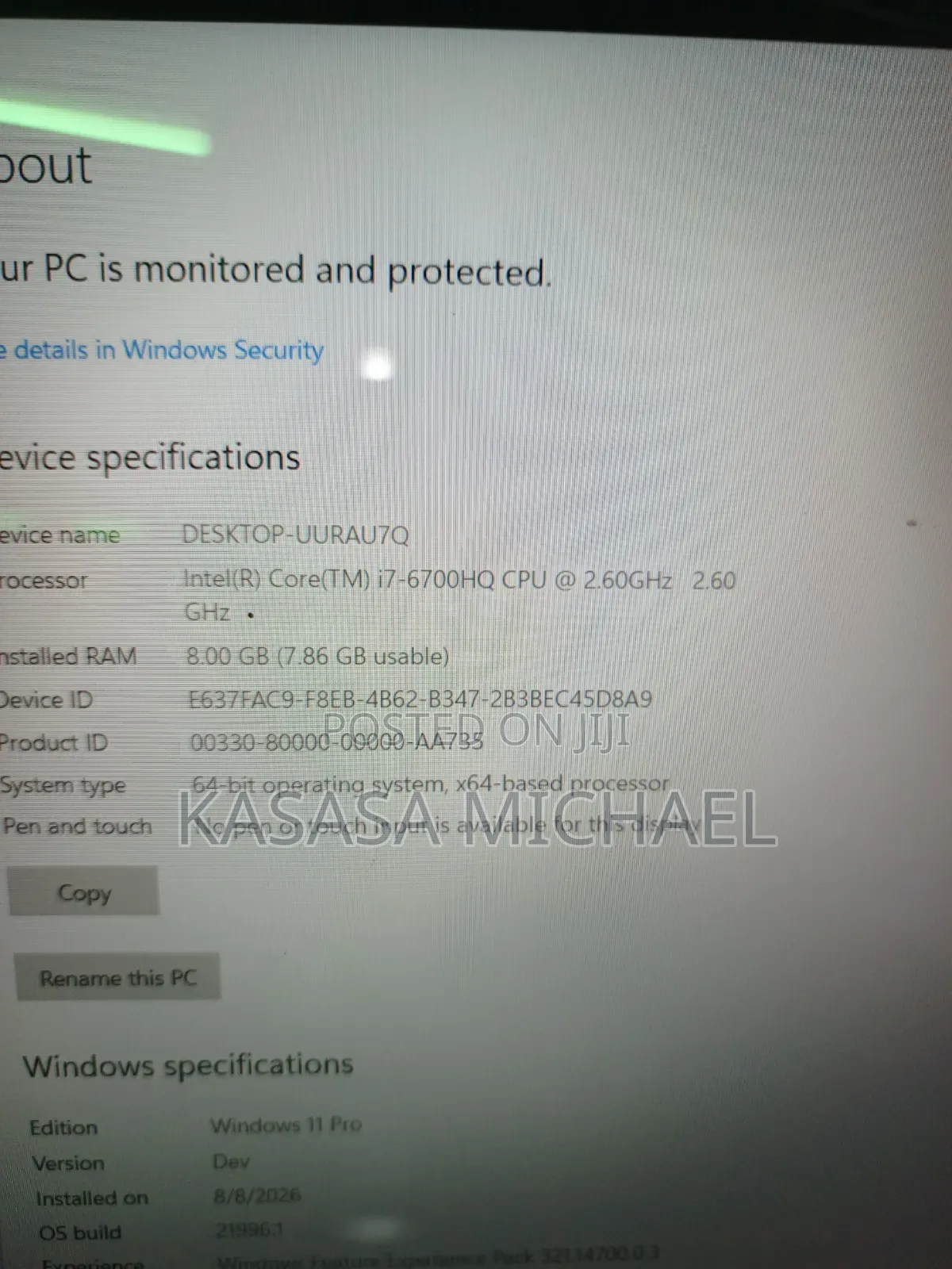 Laptop Lenovo IdeaPad Y730 16GB Intel Core i7 SSD 512GB