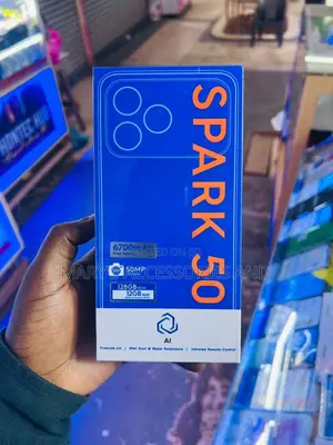 New Tecno Spark 50 128 GB Black