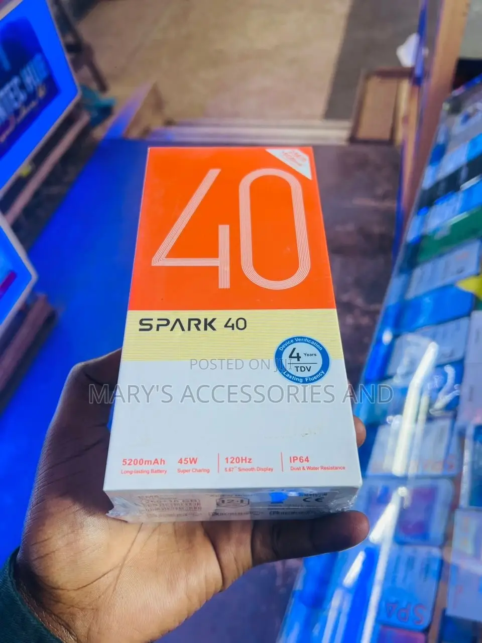 New Tecno Spark 40 256 GB Black