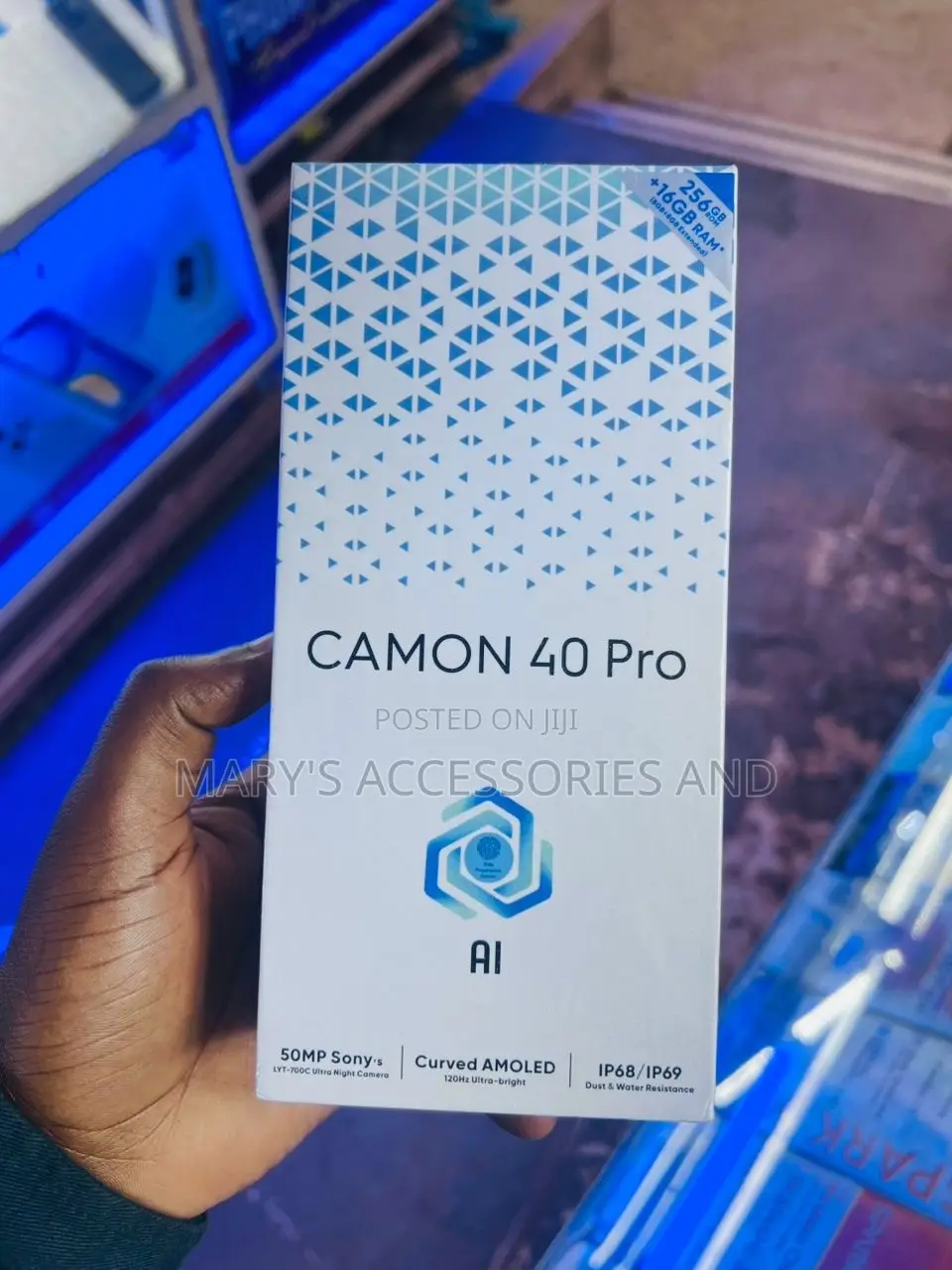 New Tecno Camon 40 Pro 5G 256 GB Black