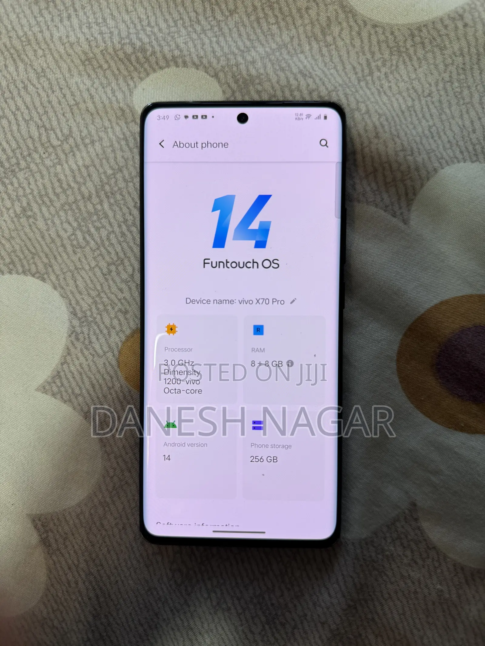 Vivo X70 Pro 256 GB Black