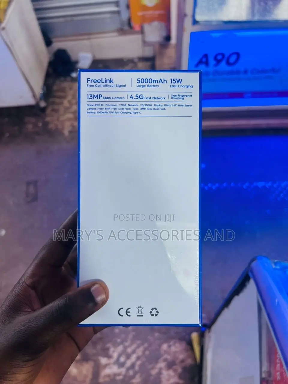 New Tecno Pop 10 128 GB Black