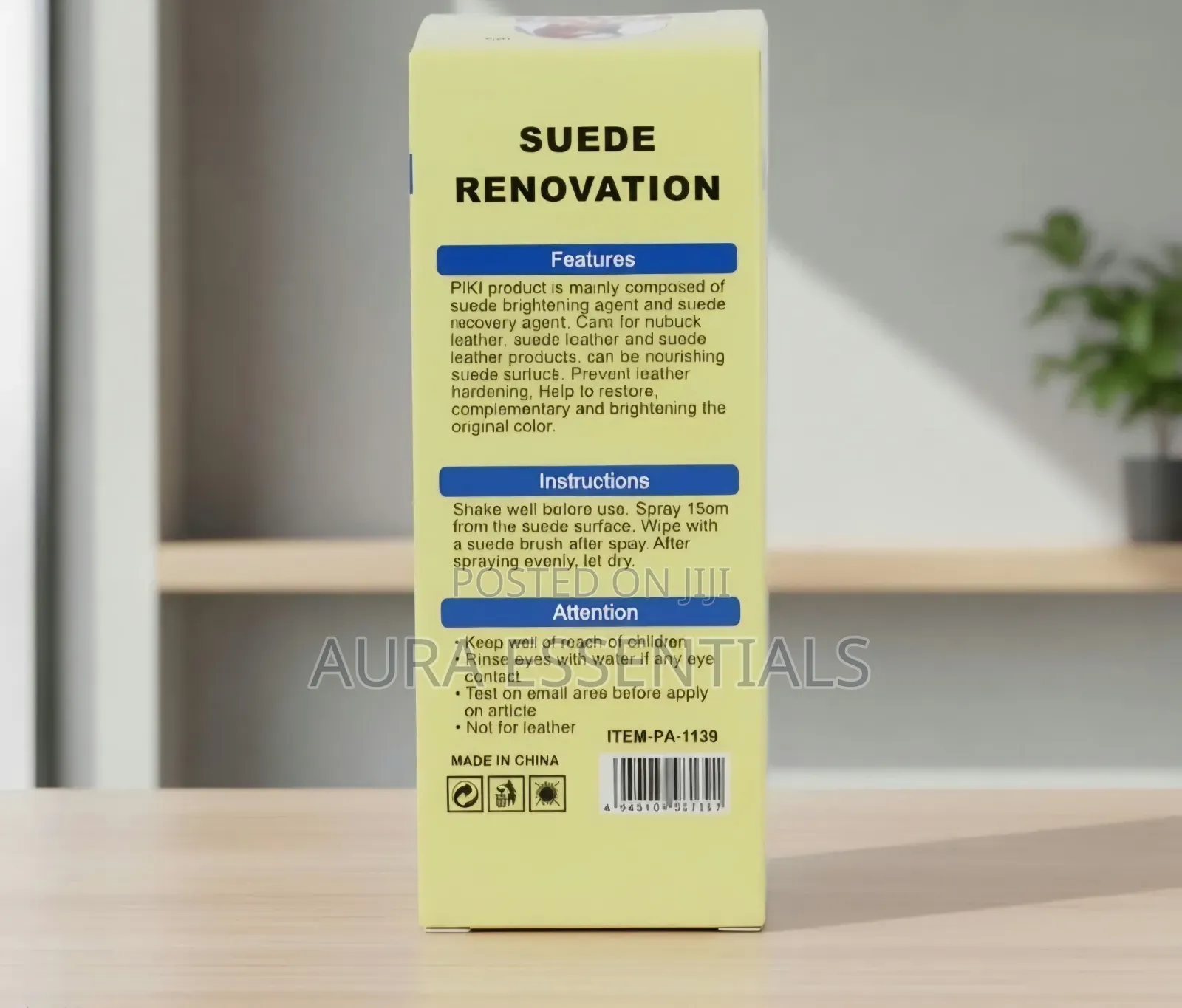 PIKI Suede Renovation100ml Bottle Neutral Colour