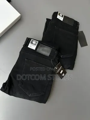 Men's Black Moto (Biker) Jeans