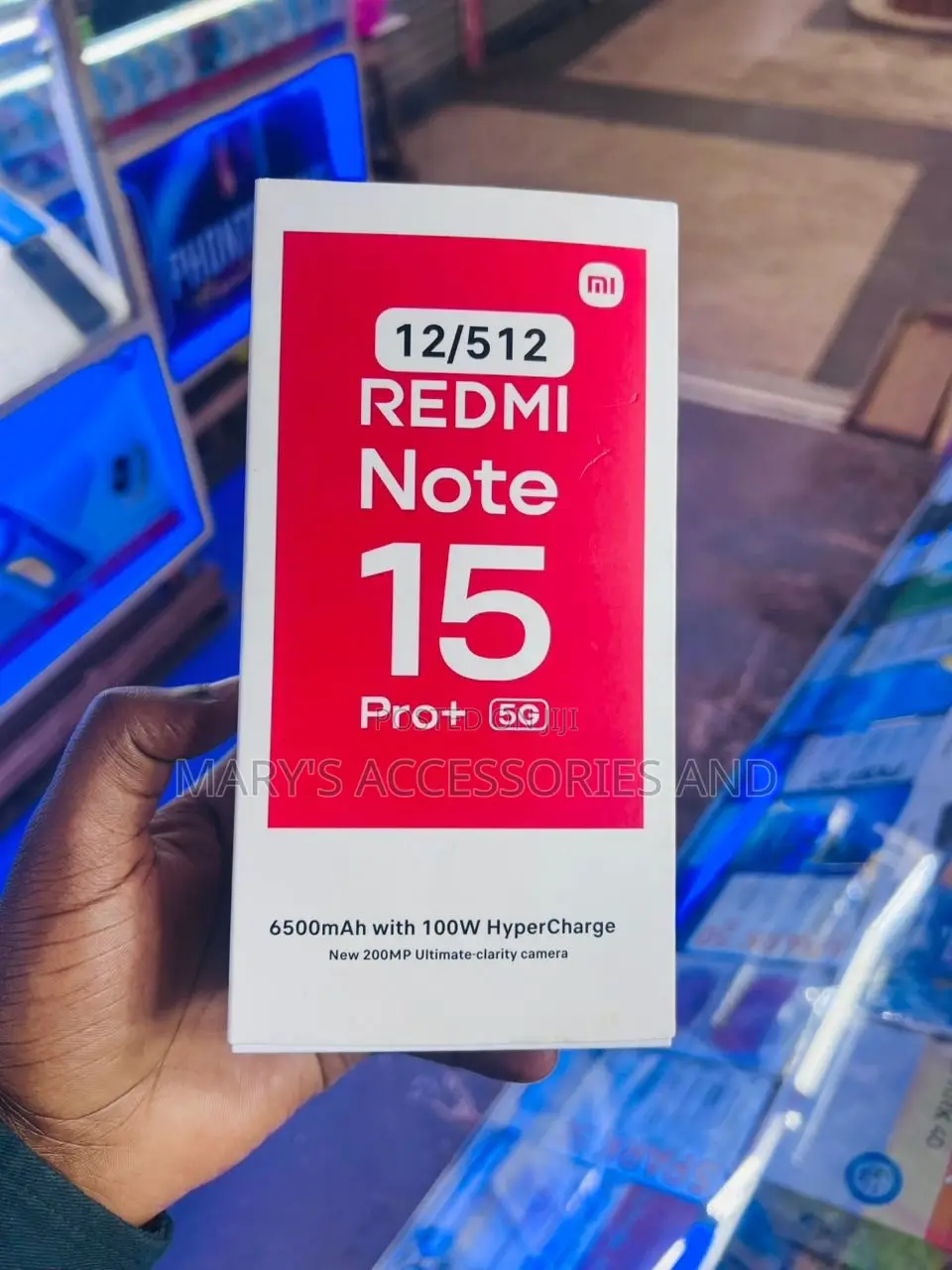 New Xiaomi Redmi Note 15 Pro+ 512 GB Black