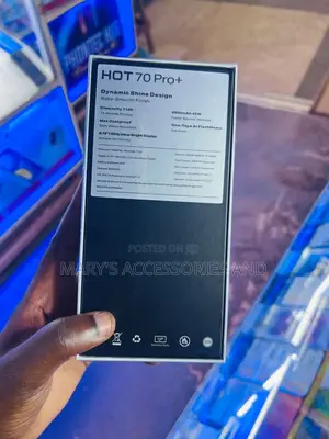 New Infinix Hot 70 Pro 5G+ 256 GB Black