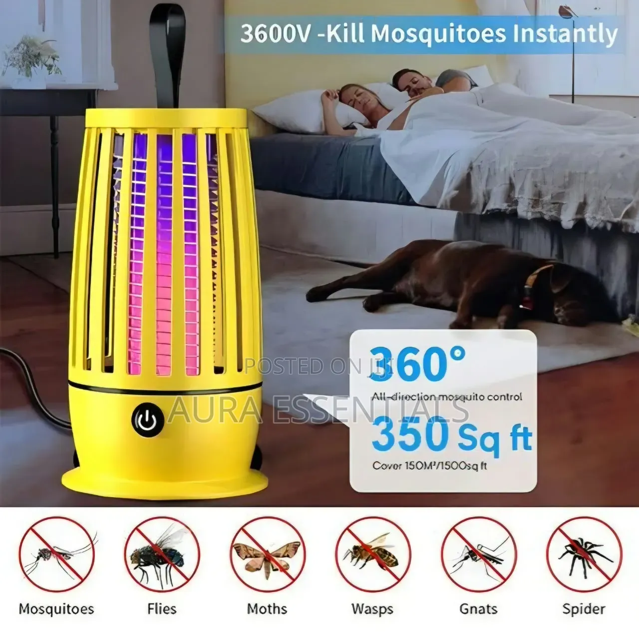 Electric Fly Bug Zapper Mosquito Insect Killer