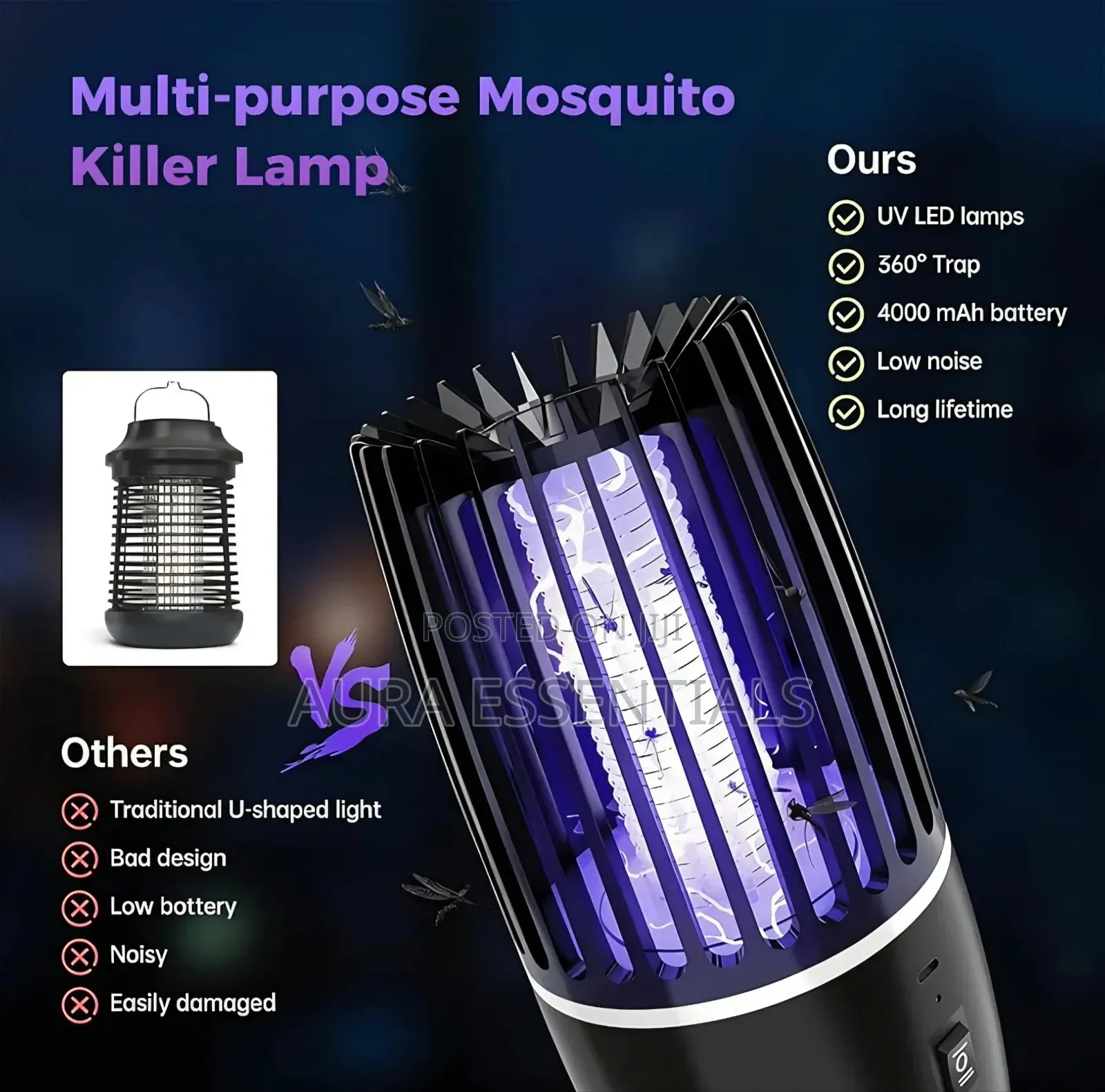 2in1 Electric Mosquito Killer Lamp