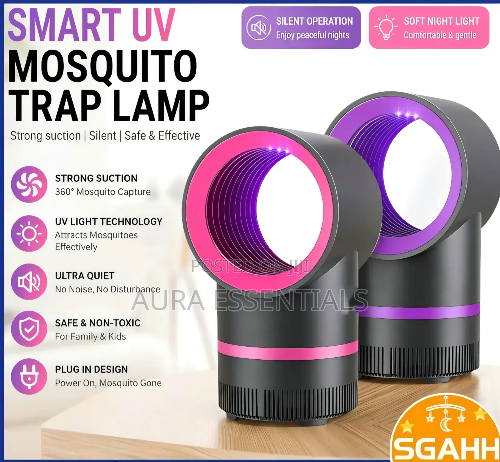 Electronic Mosquito Catcher Lamp