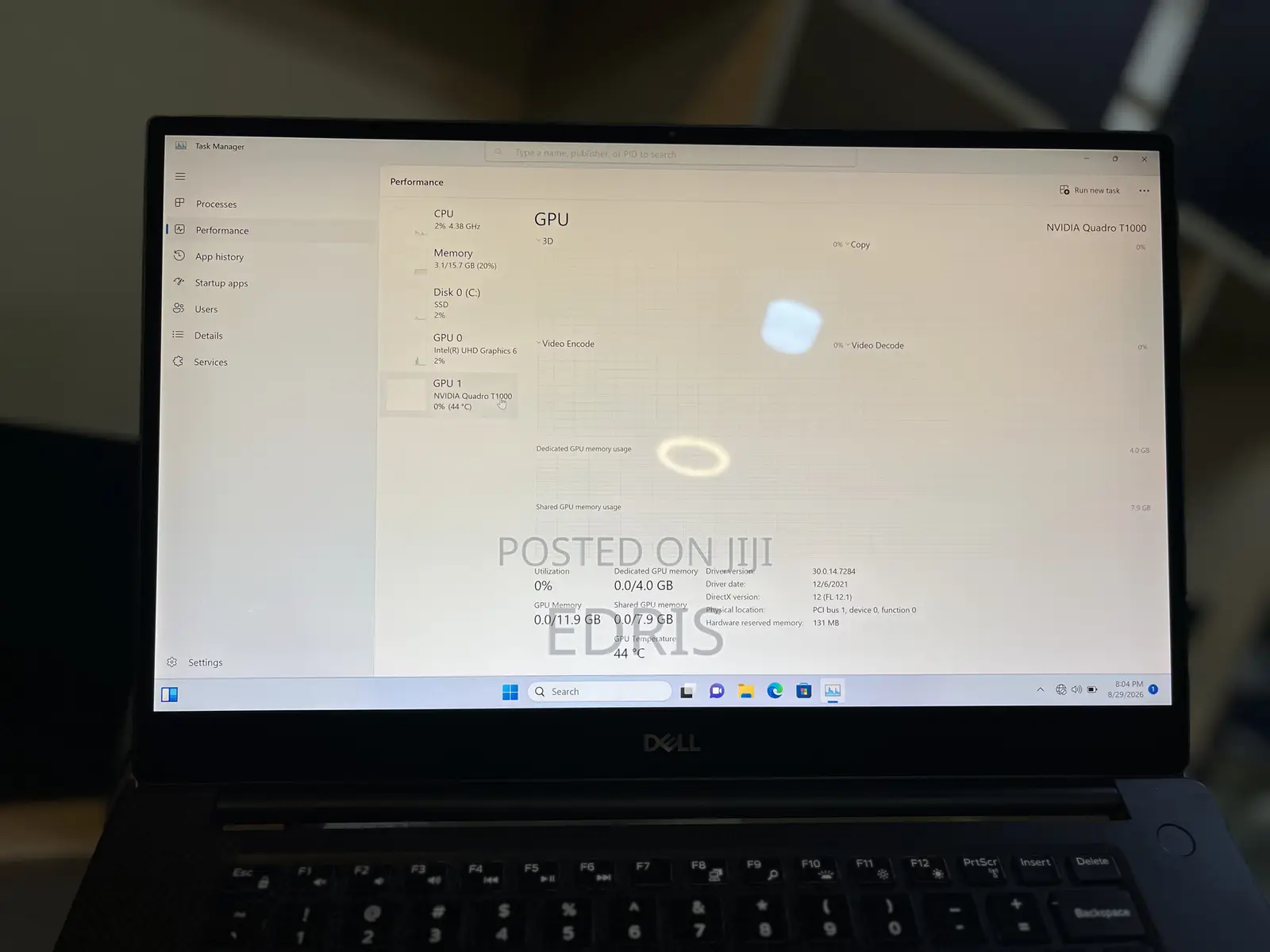 Laptop Dell Precision 5540 16GB Intel Core i7 SSD 512GB