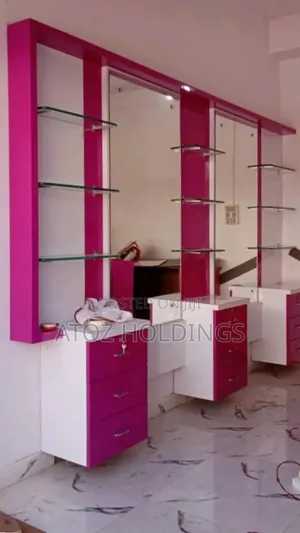 Salon Interior Setup and Cabinetry Works Book Us Now for Instant Setup