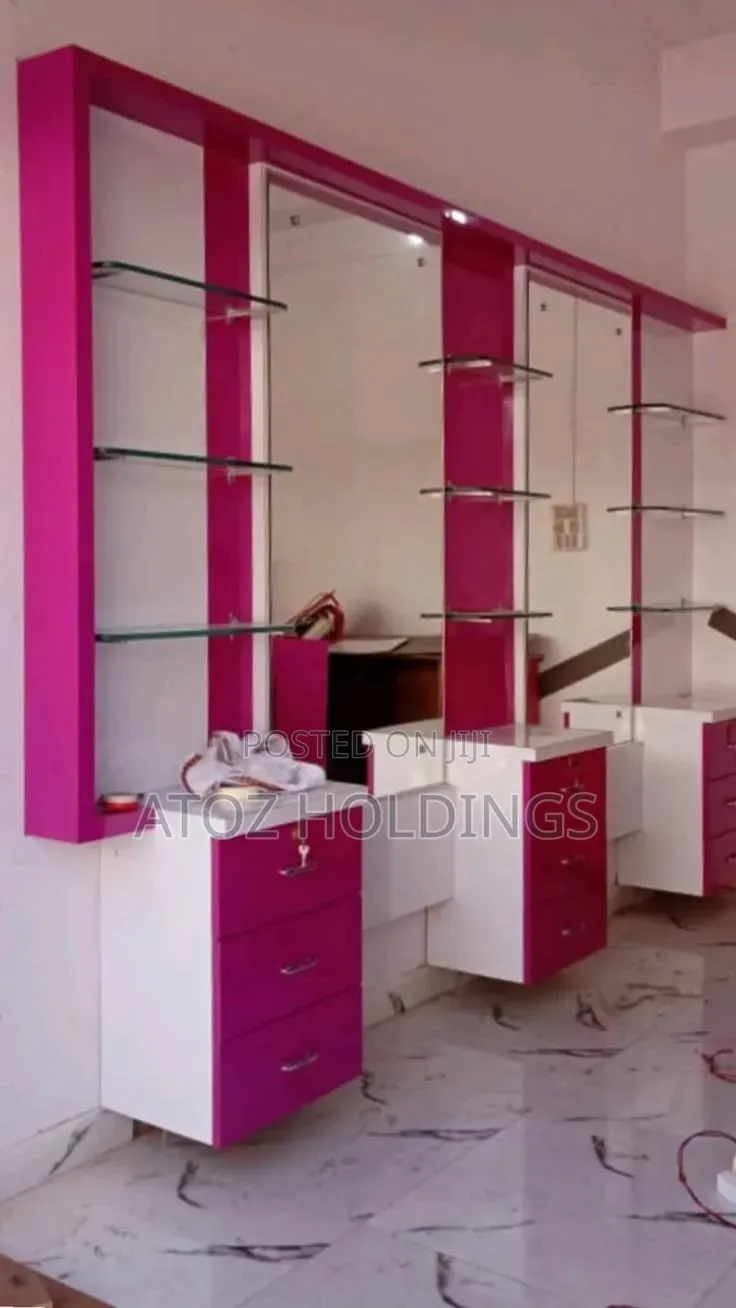 Salon Interior Setup and Cabinetry Works Book Us Now for Instant Setup