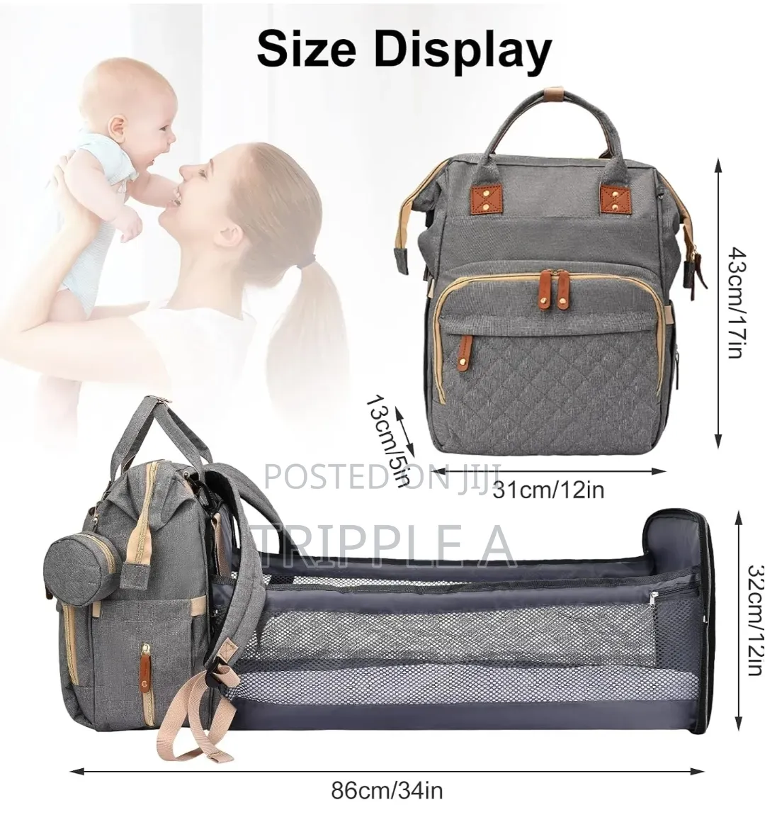 Maternity Baby Diaper Nappy Changing Bag