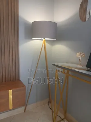 Tripod Metallic Floor Lamps