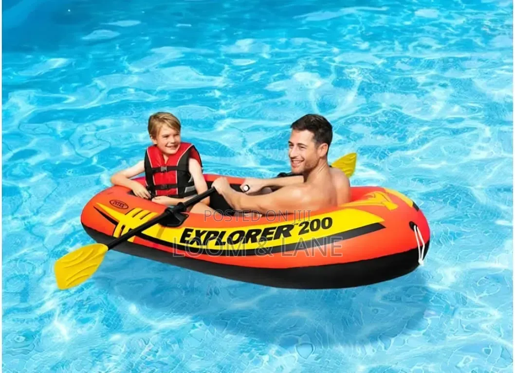 Intex Explorer 200 Inflatable Boat Set