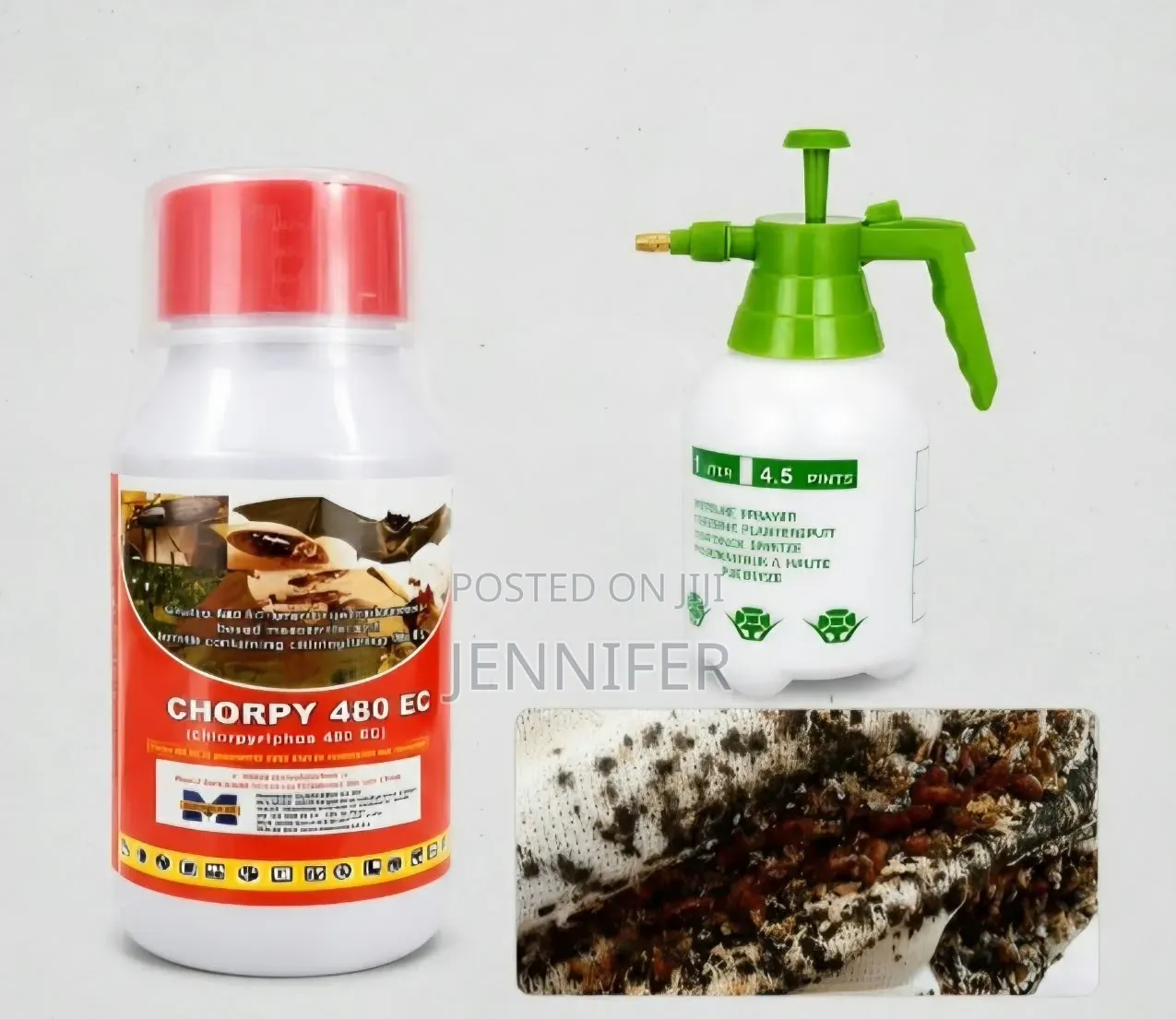 Instant Bedbugs and Cockroaches Killer 100mls With 2L Spray Pump