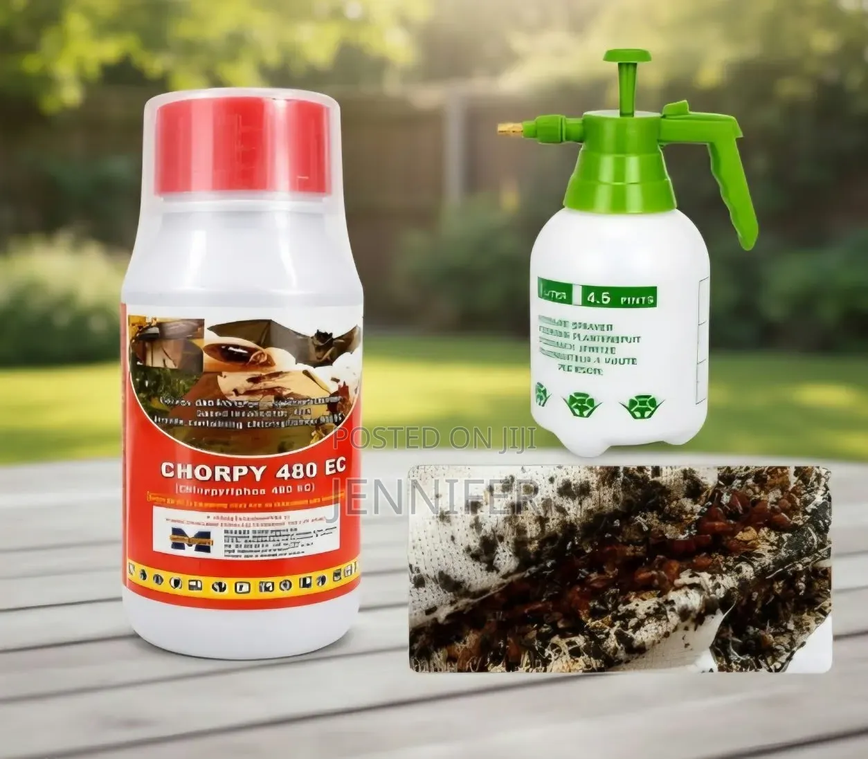 Instant Bedbugs and Cockroaches Killer 100mls With 2L Spray Pump
