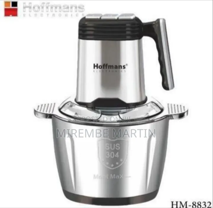 Hoffmans Professional Multi-Function Food Chopper and Meat Grinder -