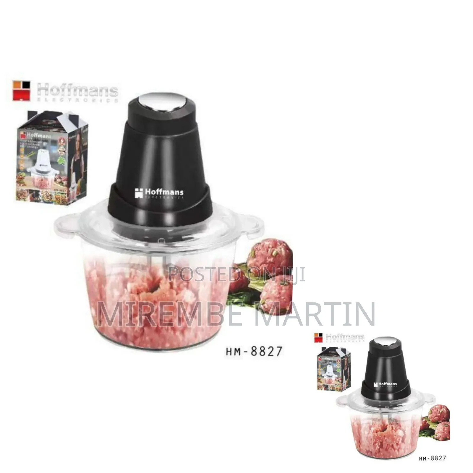 Hoffmans High-Performance Electric Food Chopper and Meat Grinder