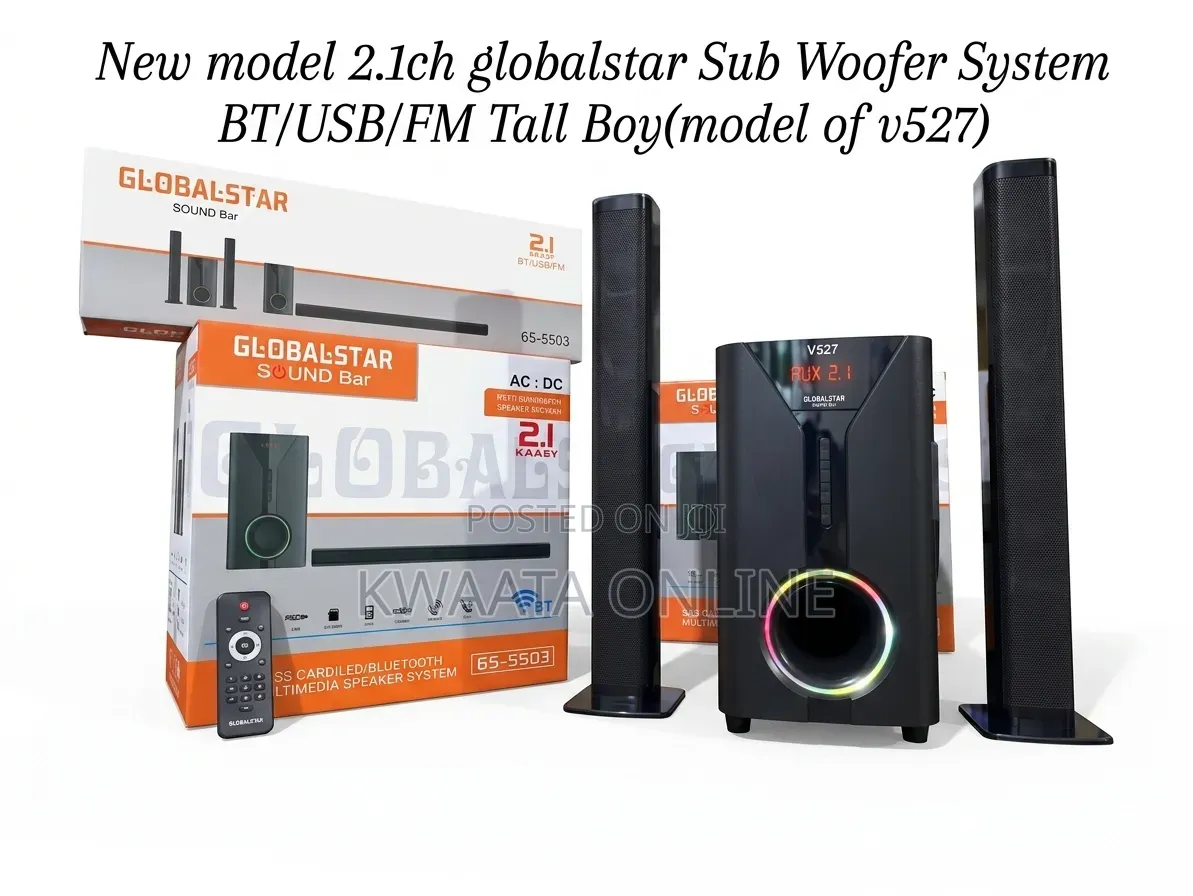 2.1ch Globalstar Sound Bar Speaker System Gs-5503