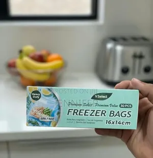 30 PCS v Select Premium Freezer Zipper Bags