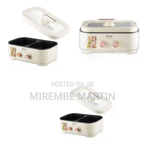 RAF Multifunction Electric Hotpot Rice Cooker, 6Litres - White