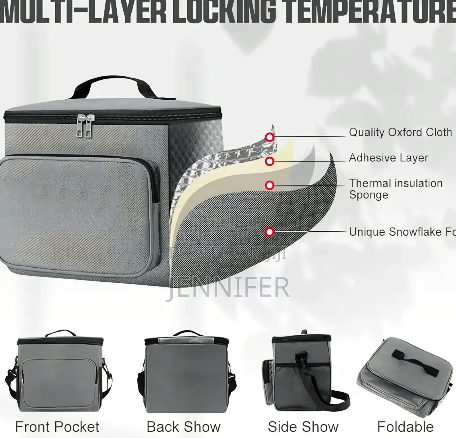 10L Insulated Lunch Bag for Men Women