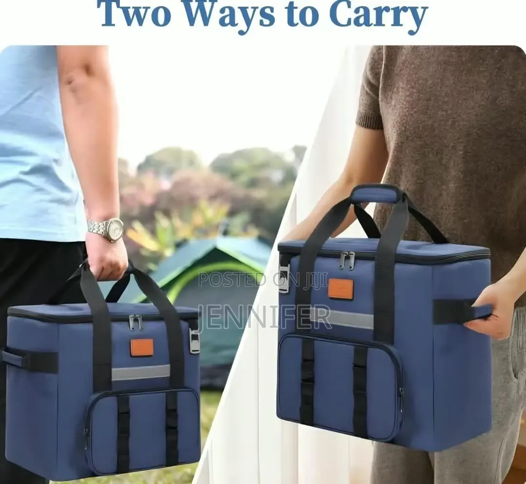 Rectangular Thermal Insulated Cooler Bag / Food Carrier