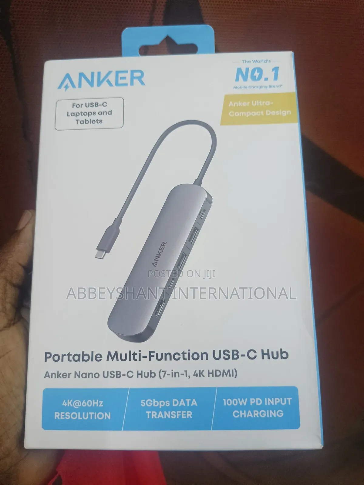 Anker Nano USB-C Hub (7-in-1, 4K HDMI)
