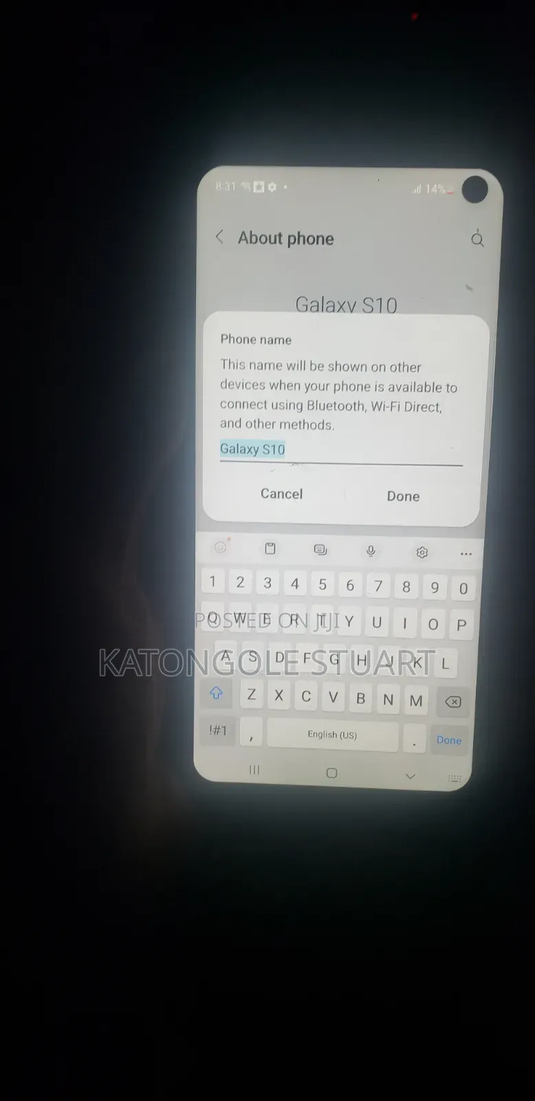 New Samsung Galaxy S10 128 GB Black