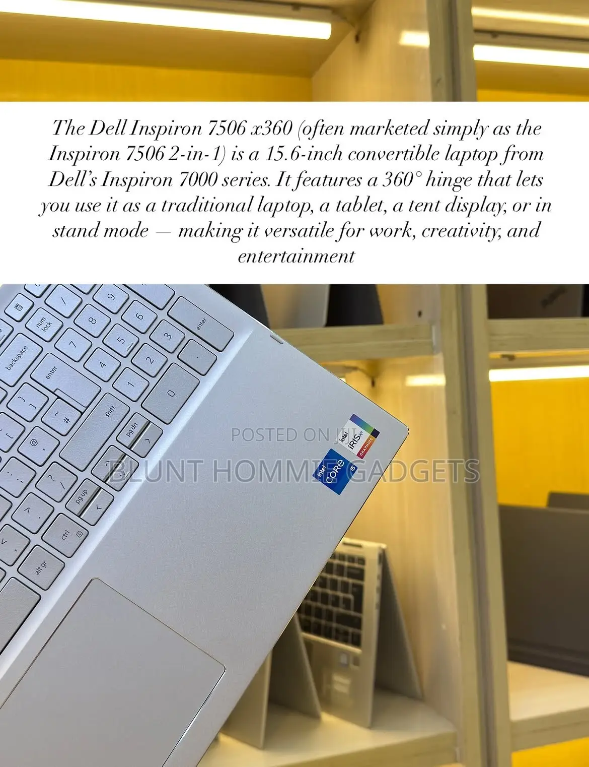 Laptop Dell 8GB Intel Core i5 HDD+SSD 256GB