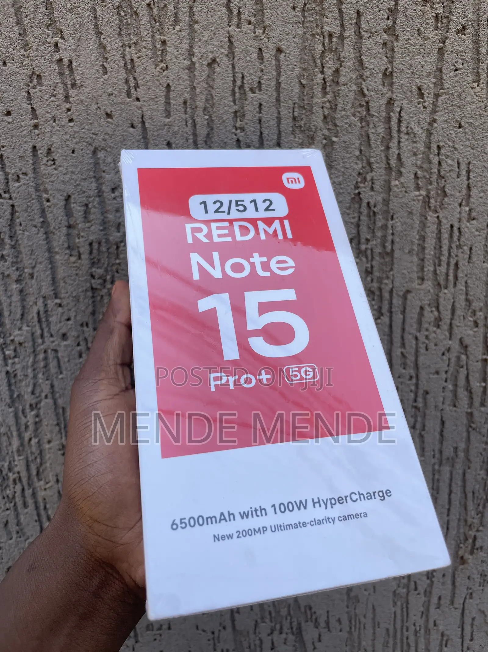 New Xiaomi Redmi Note 15 Pro+ 512 GB Black