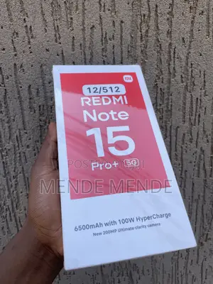 New Xiaomi Redmi Note 15 Pro+ 512 GB Black