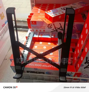 Plastic Folding X-Frame Laptop and Desktop Stand