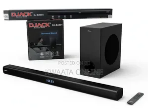 DJACK DJ-BA601 Wireless Bluetooth TV
Soundbar 3D Surround Speaker
