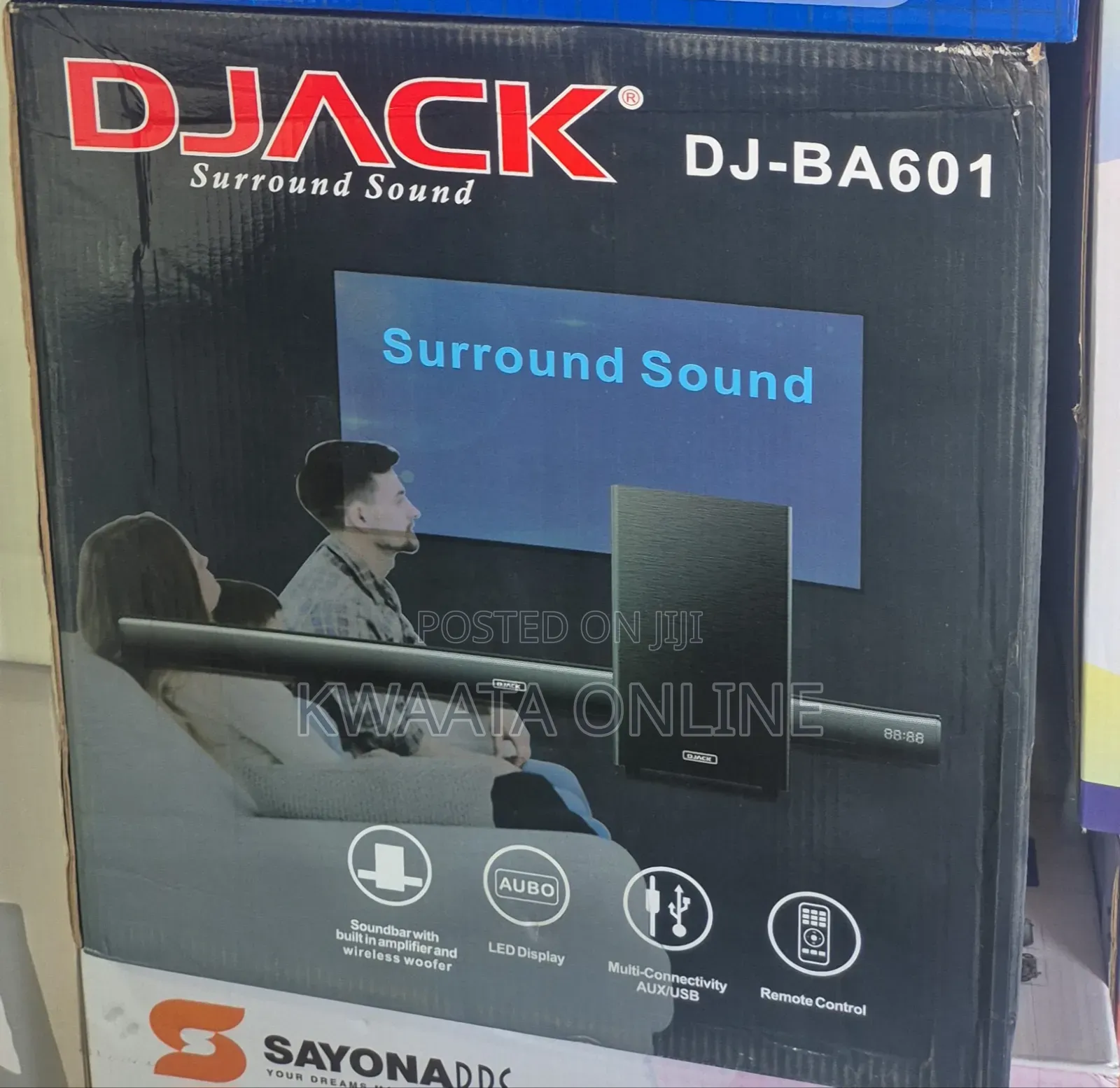 DJACK DJ-BA601 Wireless Bluetooth TV
Soundbar 3D Surround Speaker