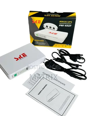 Mini Ups Battery Backup/Router Poe Power Bank-8800mah