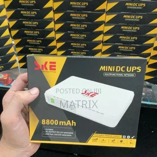 Mini Ups Battery Backup/Router Poe Power Bank-8800mah