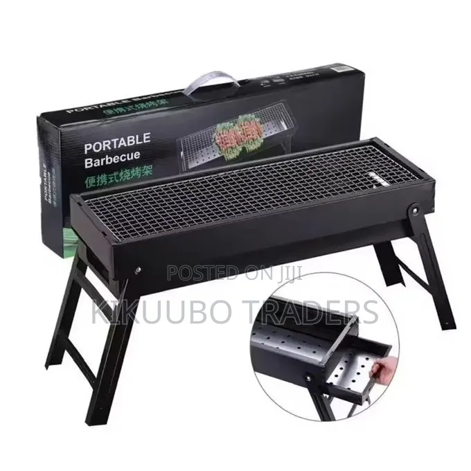 Portable Charcoal Grill Outdoor Pull-Out Folding BBQ Grill