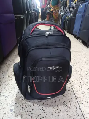 Black HP Power Laptop Bag
